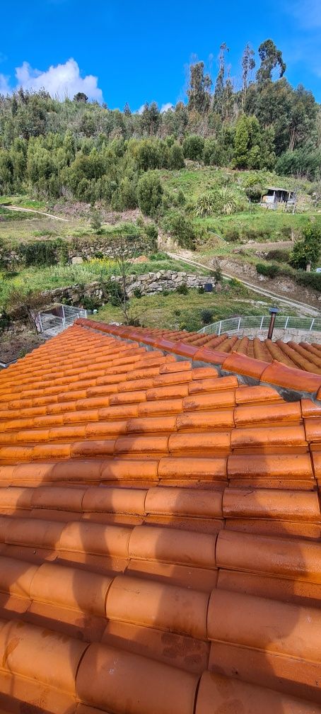 Limpeza de telhados e pavimentos
