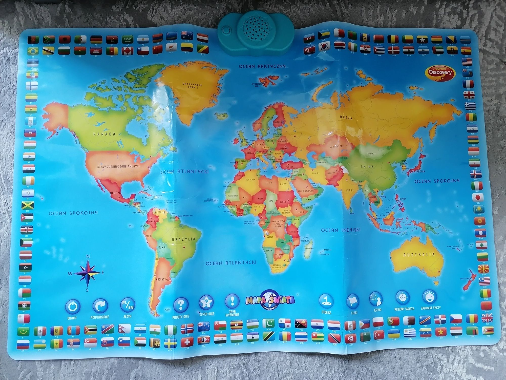 Interaktywna gra Mapa Świata, Dumel Discovery