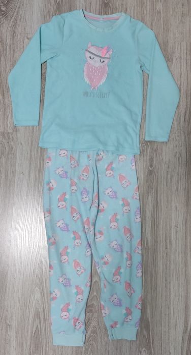 Piżama dziewczęca 140 dwuczęściowa ciepła