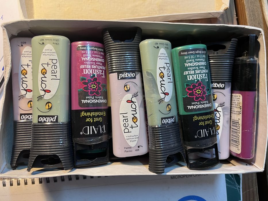 Tintas dimensionais Plaid/Pébéo