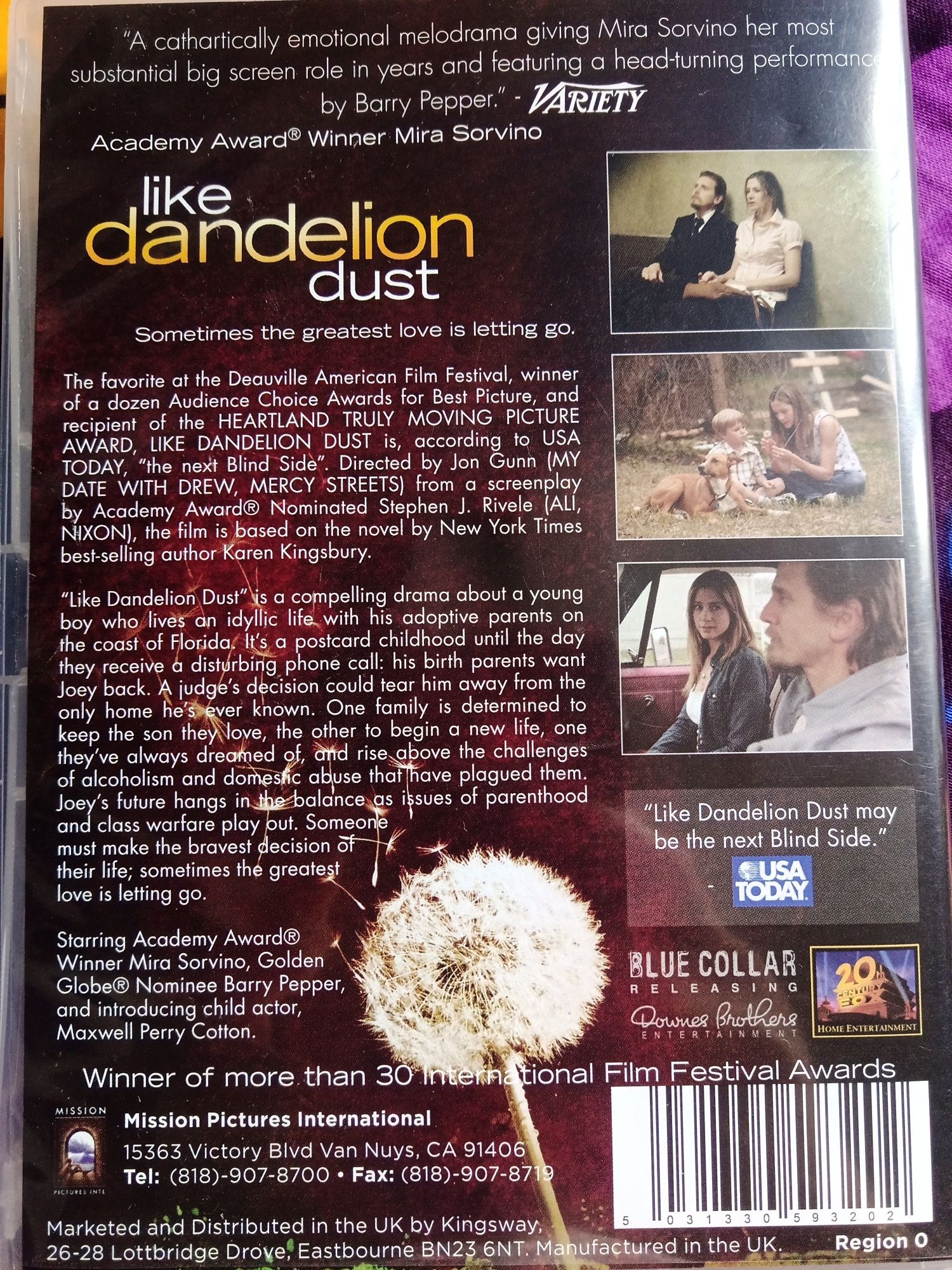 Film like dandelion dust- Jak dmuchawce na wietrze, po angielsku