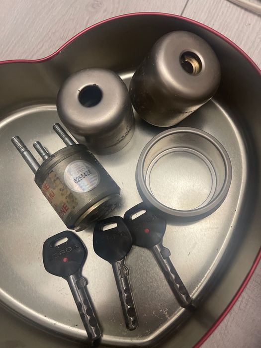 Wkładka cylindryczna Gerda + 4 klucze