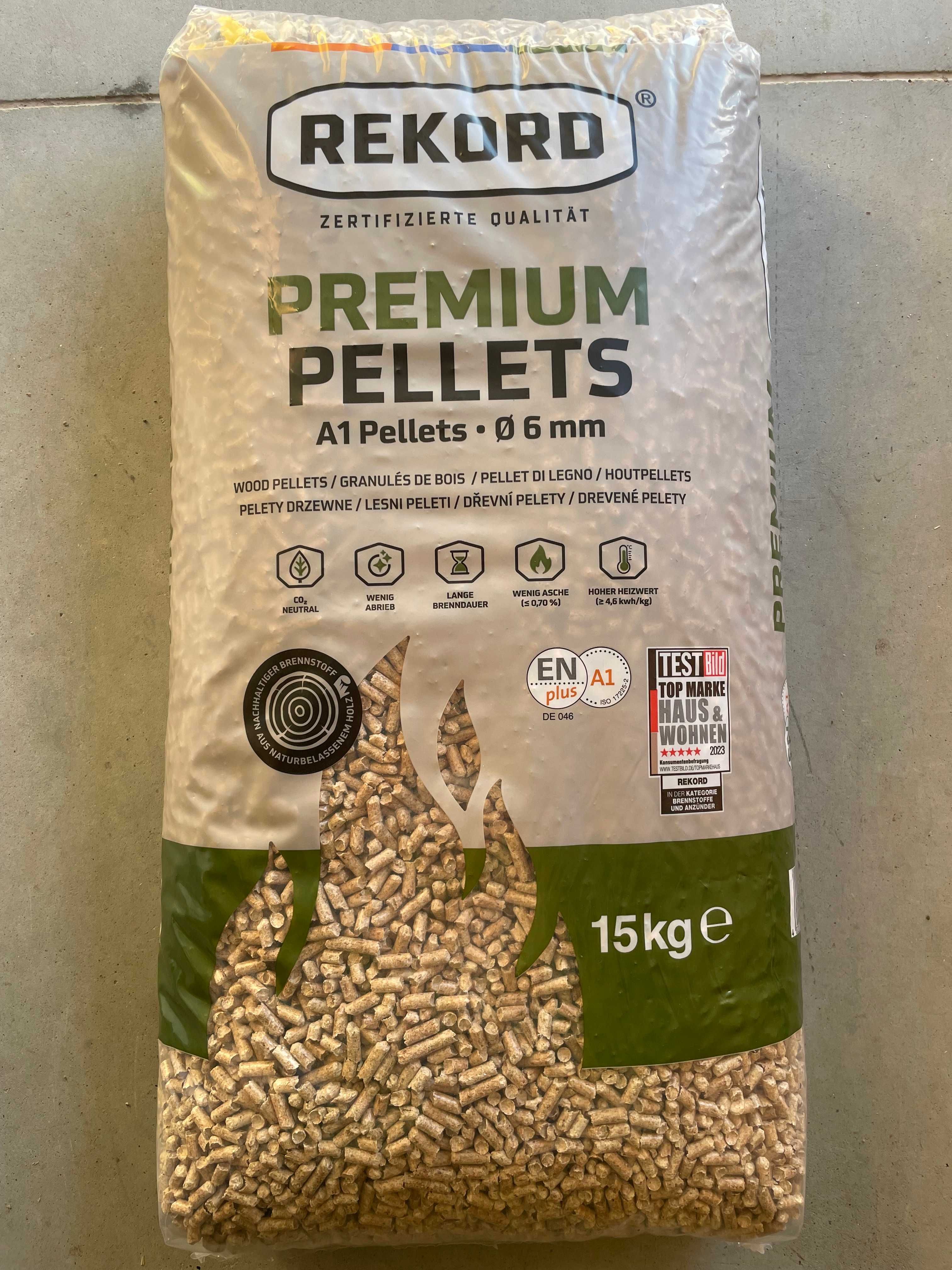 Pellet pelet drzewny EnPlusA1 REKORD Olczyk Lava Barlinek