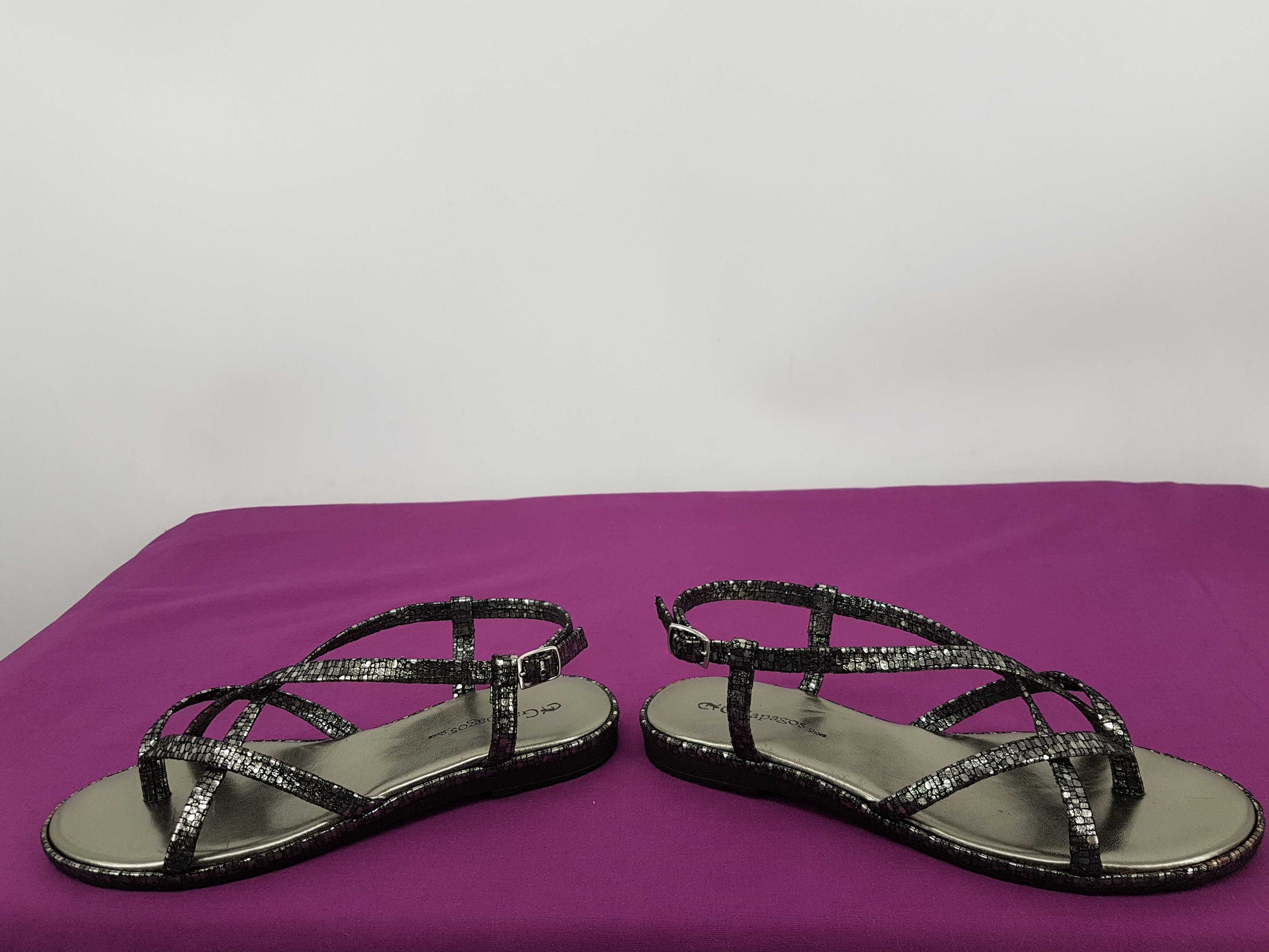 Босоножки сандалии Galapagos кожа eur-39 стелька 25,2 см на стопу 24,5