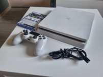 Konsola Playstation Ps 4 slim Biała + gra
