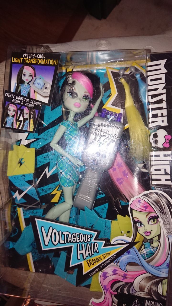 Monster High Voltageous Hair Frankie Stein Френкі Штейн високовольтна