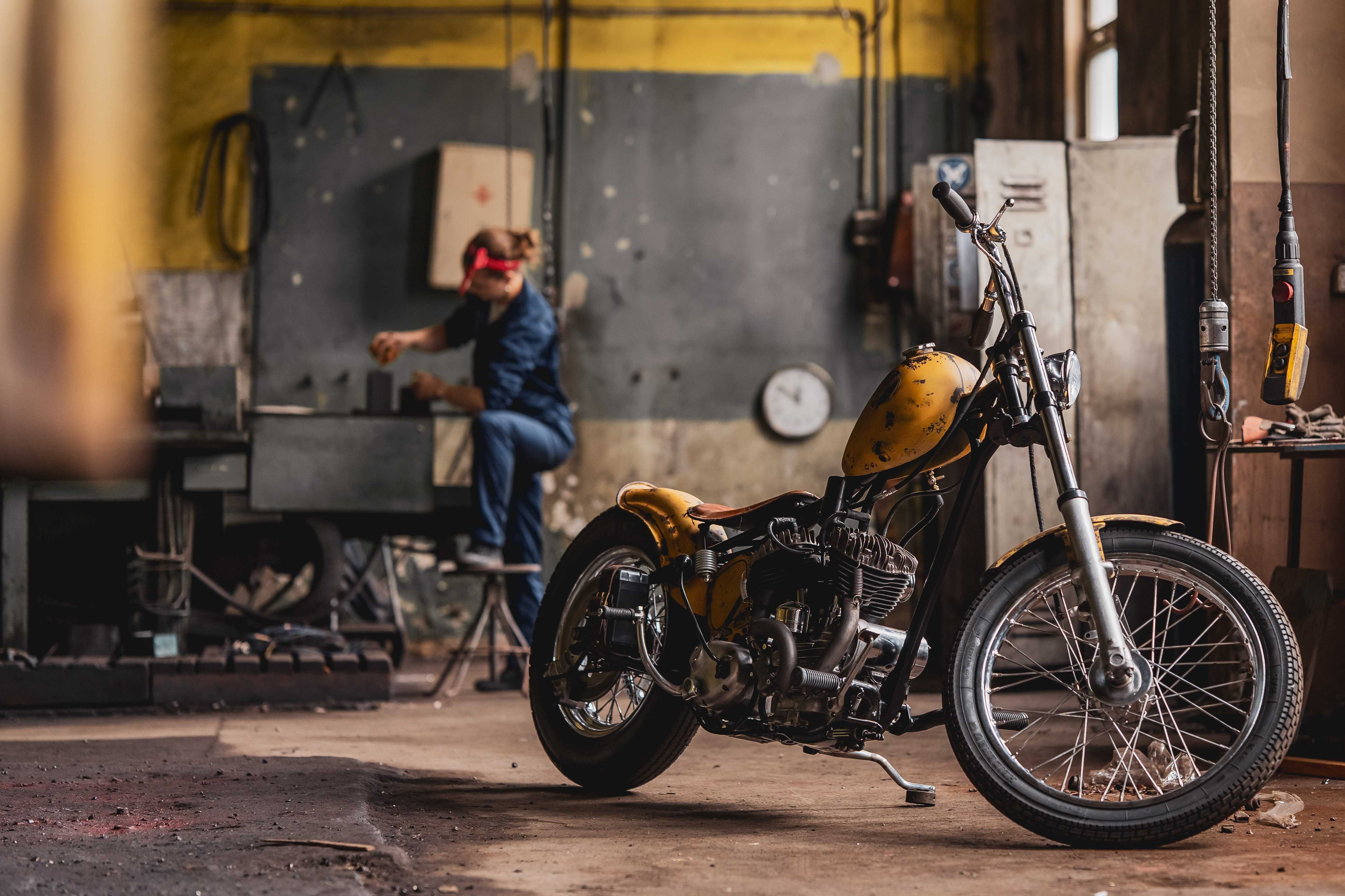 Harley Davidson WL Custom OldBanana WLA Chopper