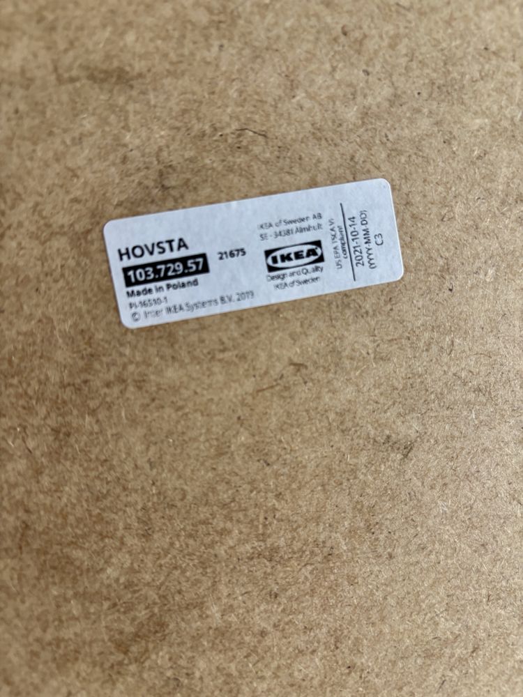 Moldura castanha do Ikea