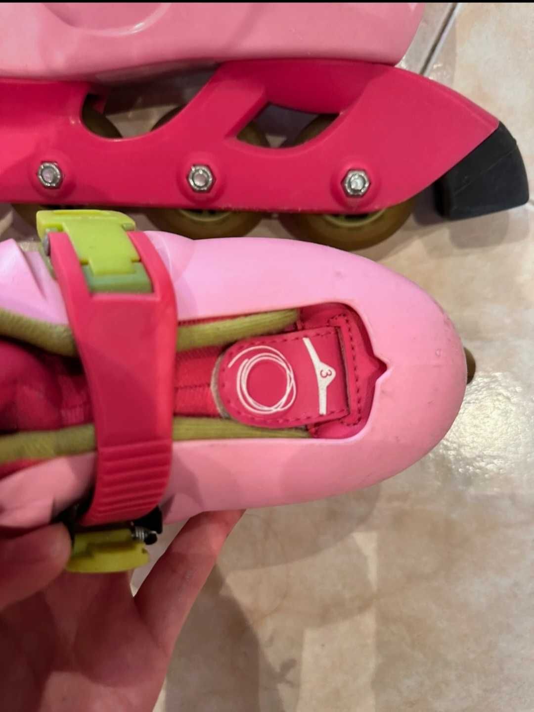 Patins Oxelo Rosa