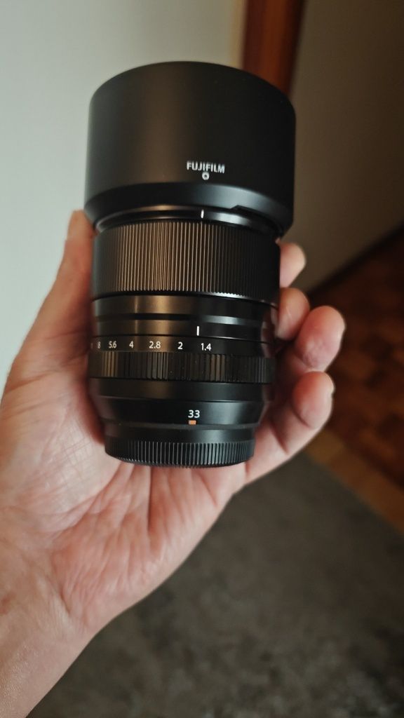 Lente Fujifilm XF 33mm f/1.4 R LM WR (Nova) Garantia 3 anos