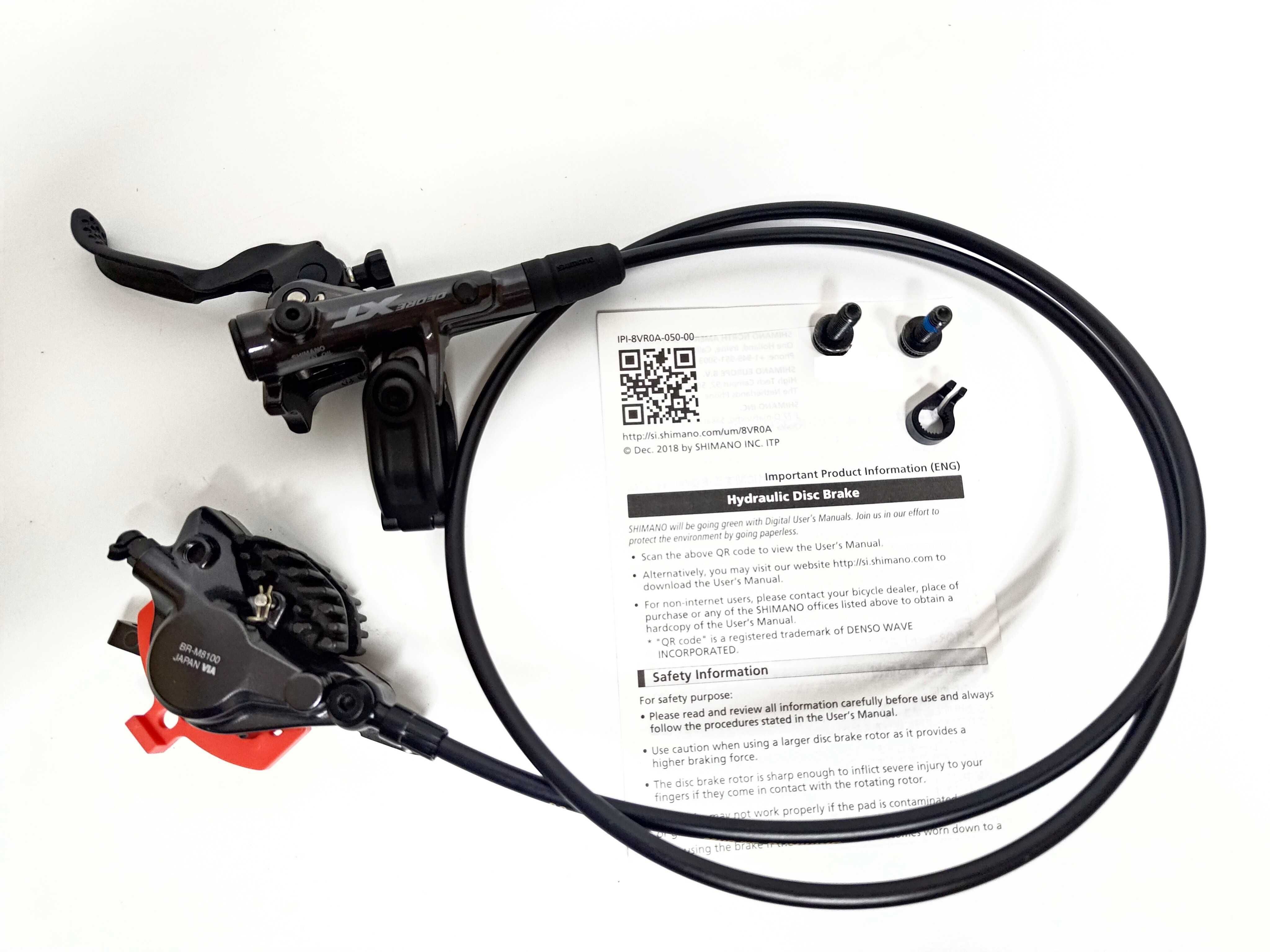 Przedni hamulec Shimano Deore XT BL-M8100 / BR-M8100, nowy (726)