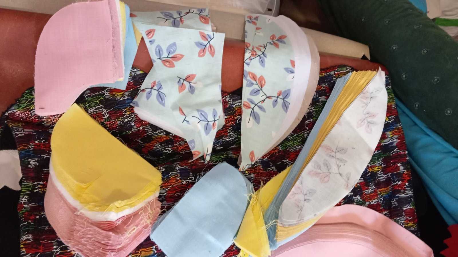 Продам обрезки ткани сатин атласа, блеск, лён  от кроя