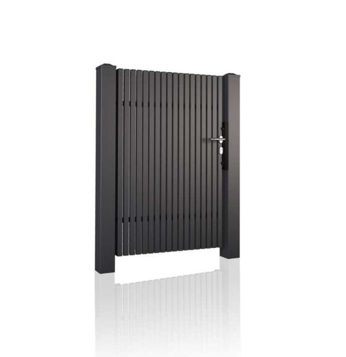 Furtka brama Wiśniowski aw10.76 kolor czarny grzebieniowa 1000x1700 1m