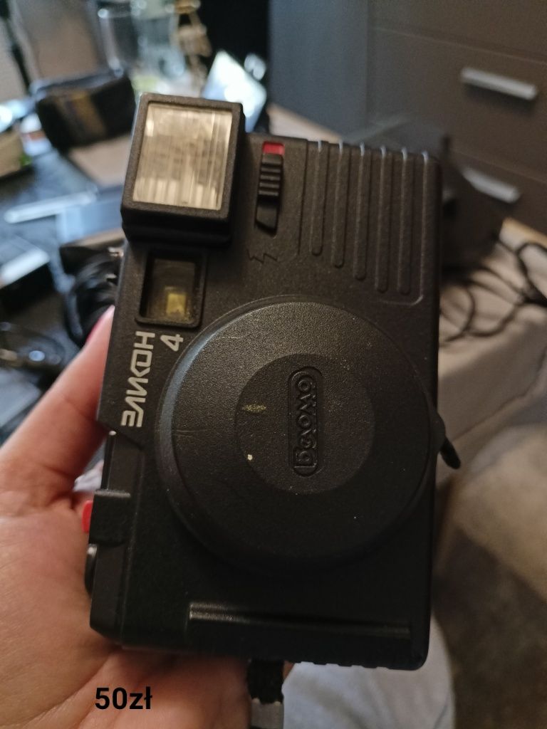 10 aparatów+ kamera JVC+ lampy