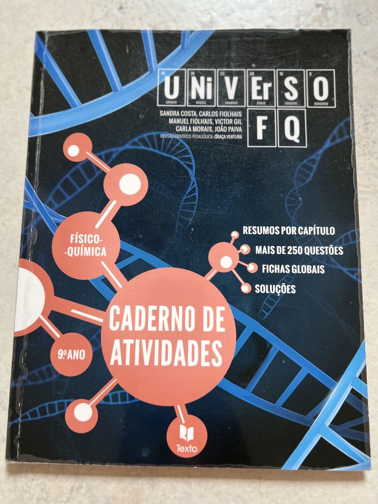 Caderno de atividades físico-química 9 ano