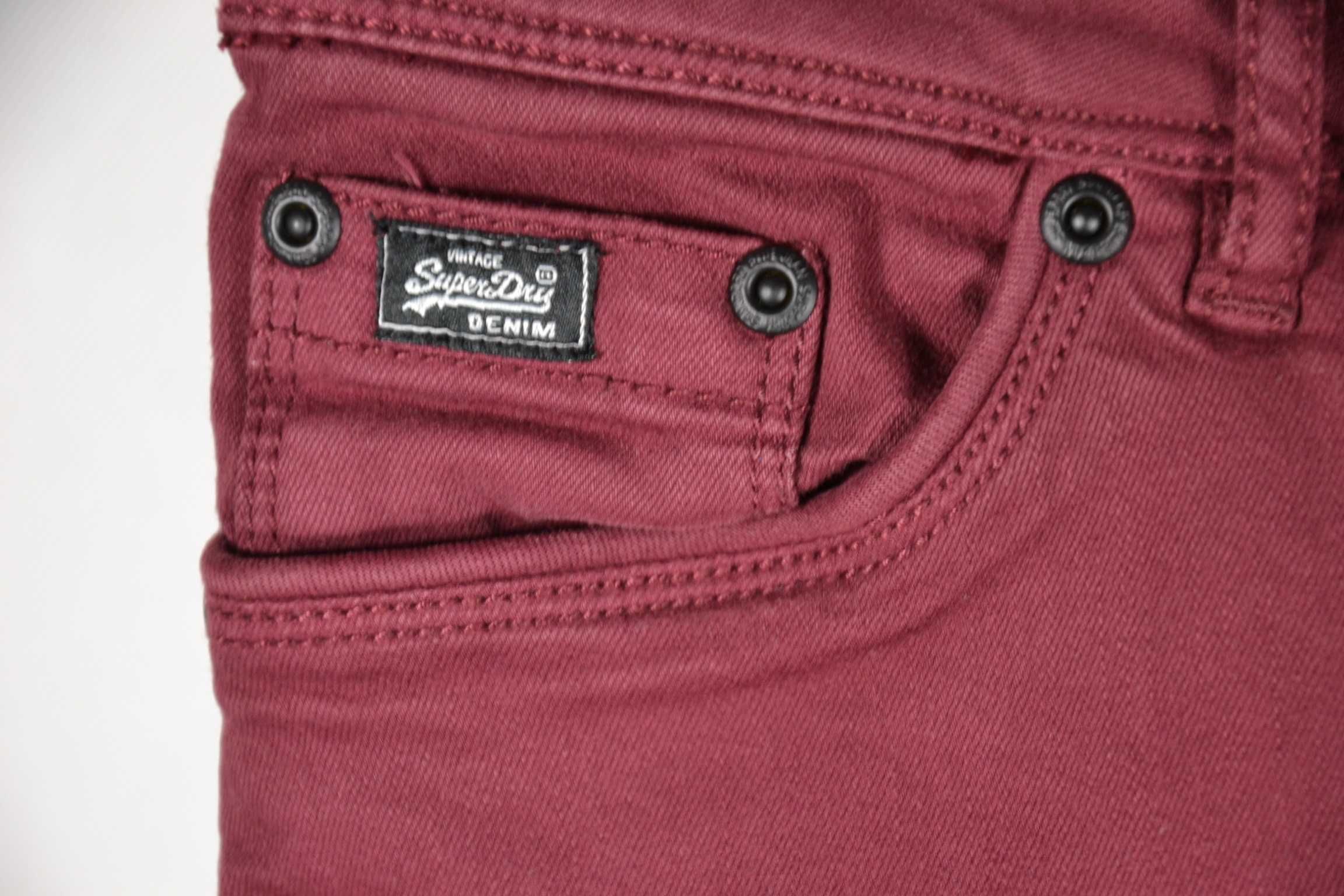 SUPERDRY Sophia Skinny Jeans Spodnie Damskie W32 L32 Oryginalne Super