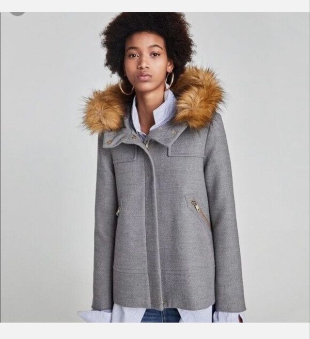 Коротке пальто ZARA basik ,розмір XS