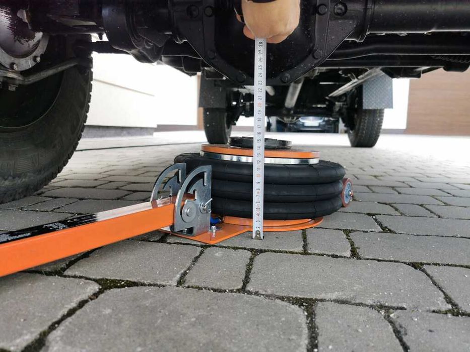 Домкрат пневматиний 6 тон, підкатний M80135, жаба, подушка