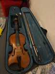 Violino (com cordas, almofada e arco) + Caixa
