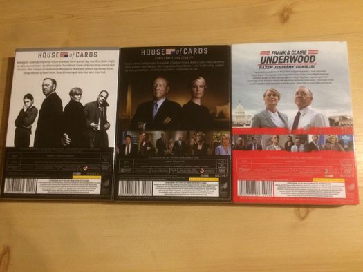 House of cards Sezon 1 DVD serial I