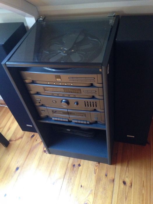 Wieza Sharp Sc3700cdh(gy) 5cd 2kasety szafka oryginal Korea!
