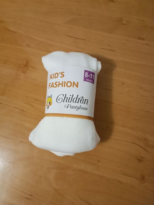 Rajstopy białe 122/128
