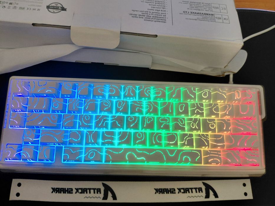 магнитная клавиатура attack shark x68
