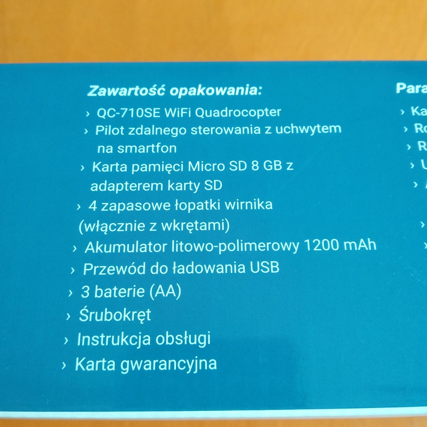 Dron quadrocopter Maginon QC-710SE WiFi - kamera