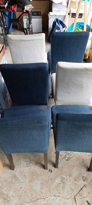 Cadeiras Ikea com capa lavavel