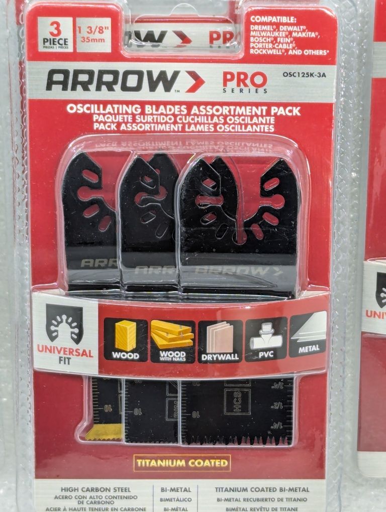 Змінні леза полотно насадка ARROW OSC125K-3A