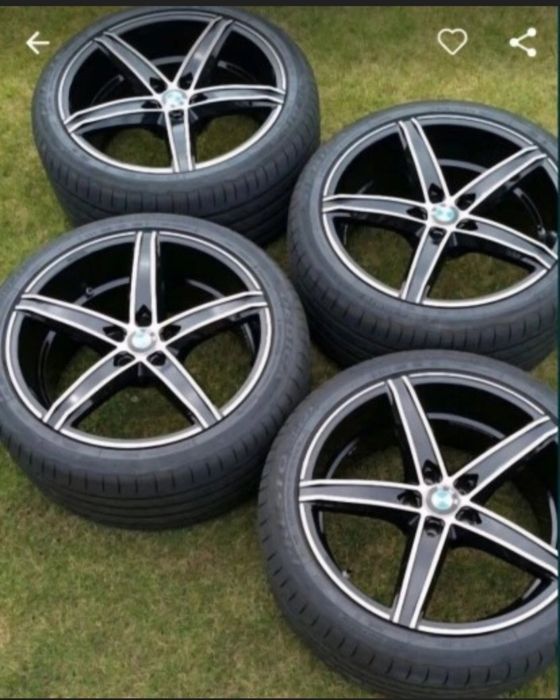 Felgi 5x112 R19 jal nowe plus opony koła