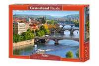 Puzzle dla dzieci bajkowe bajki  500 el. View of Bridges in Prague