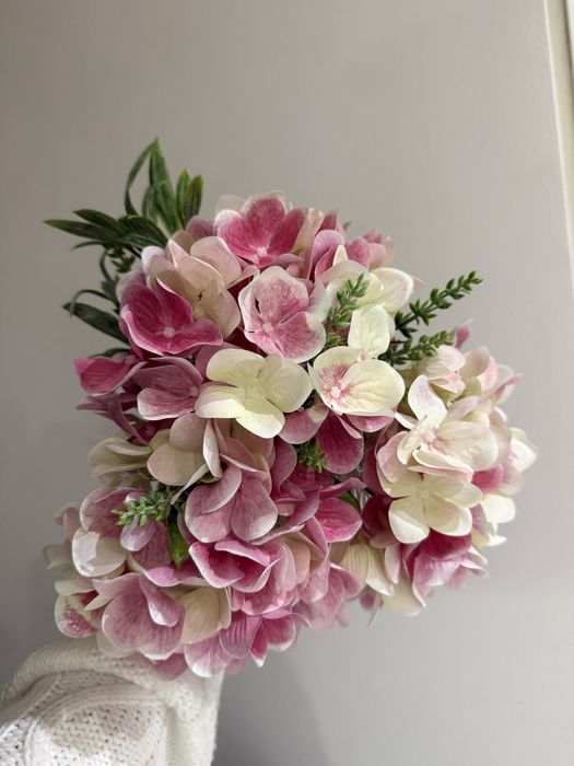 Штучні квіти, штучна гортензія, тюльпани