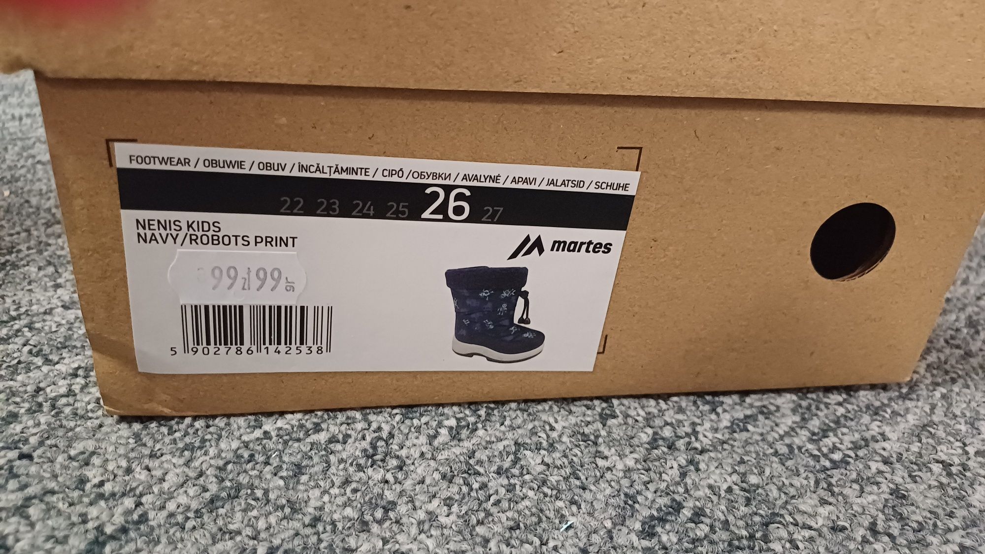 Buty śniegowce dla chłopca