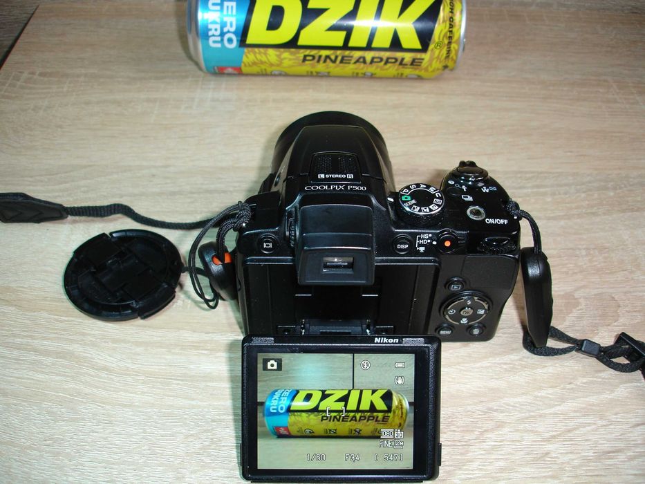 Nikon Coolpix P500 12Mpx, zoom 36x + Torba