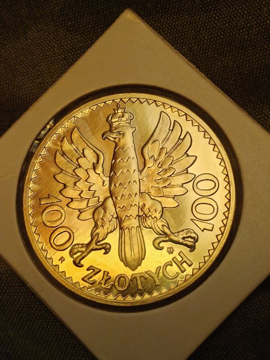 100 złotych 1924 klęczący rycerz