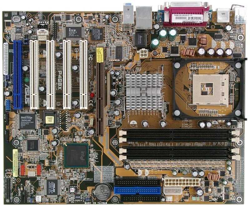 Материнская плата ASUS P4G8X + intel pentium 4