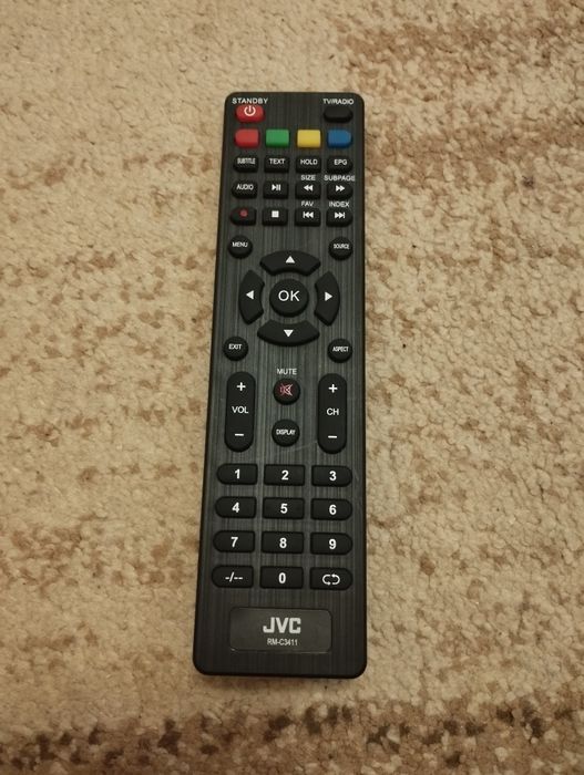 Oryginalny pilot do tv JVC Używany