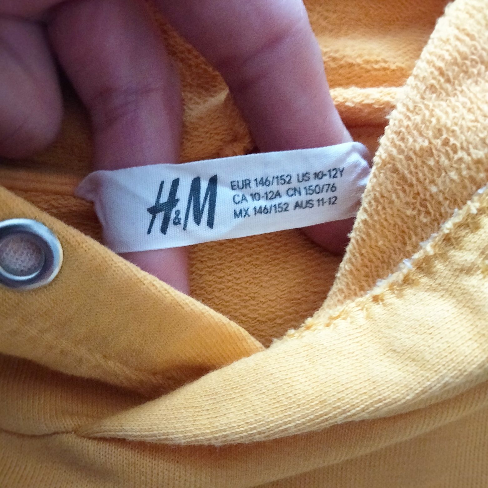 Zestaw dwóch krótkich bluz z kapturem H&M 146-152