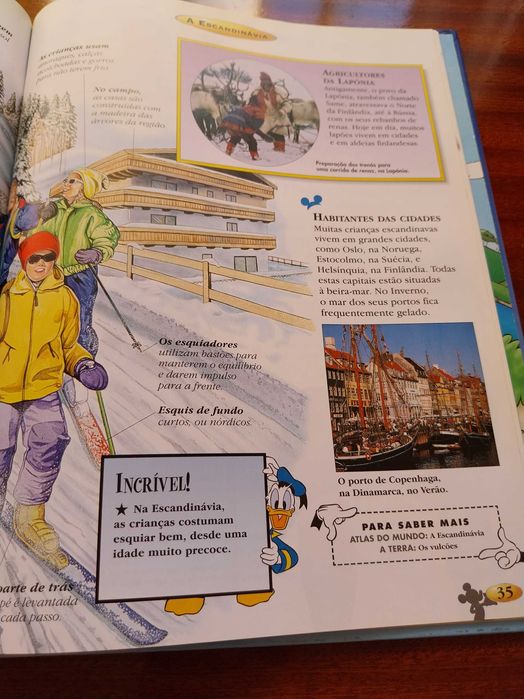 As Crianças do Mundo, livro pedagógico em muito bom estado, Disney