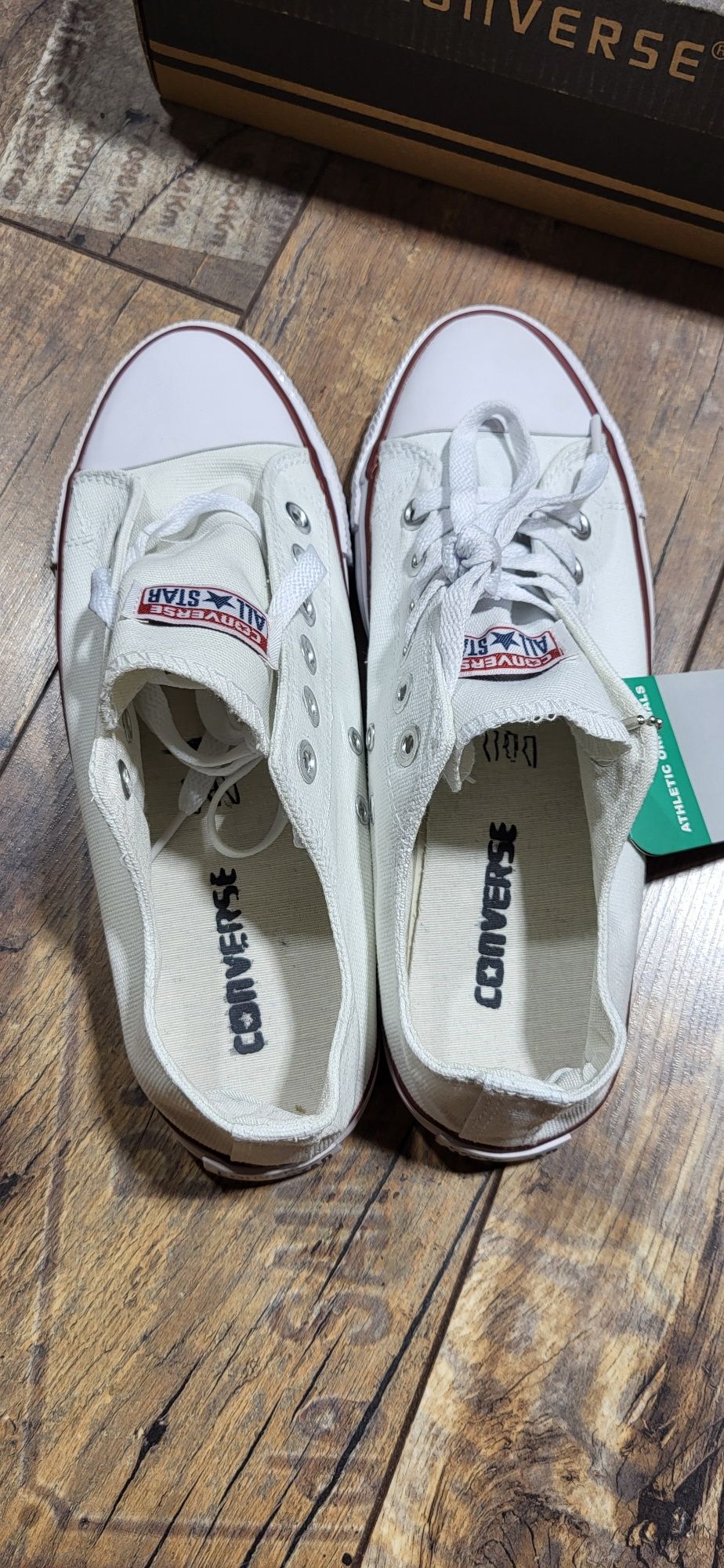 Converse białe trampki damskie unisex klasyk 40