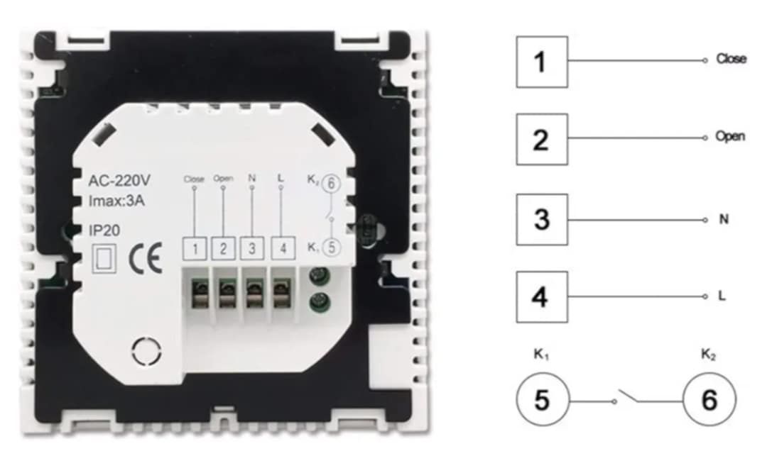 Termostat WiFi, termostat kotła, 

Wielofunkcyjny inteligentny program