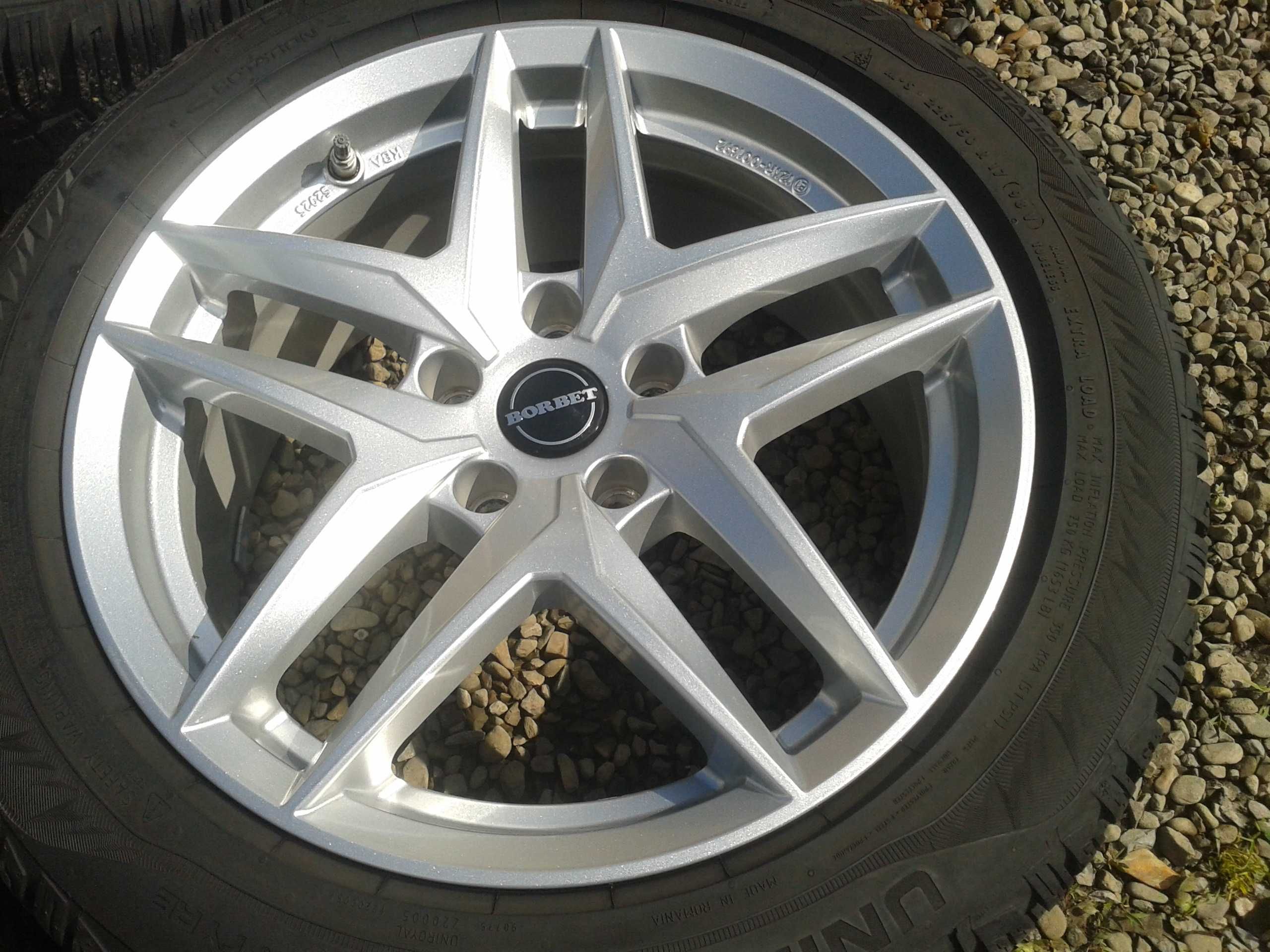 felgi r17 borbet audi a4 a5 a6 q3 q5 wklesle b8 b9 c7 5x112 mielec c8