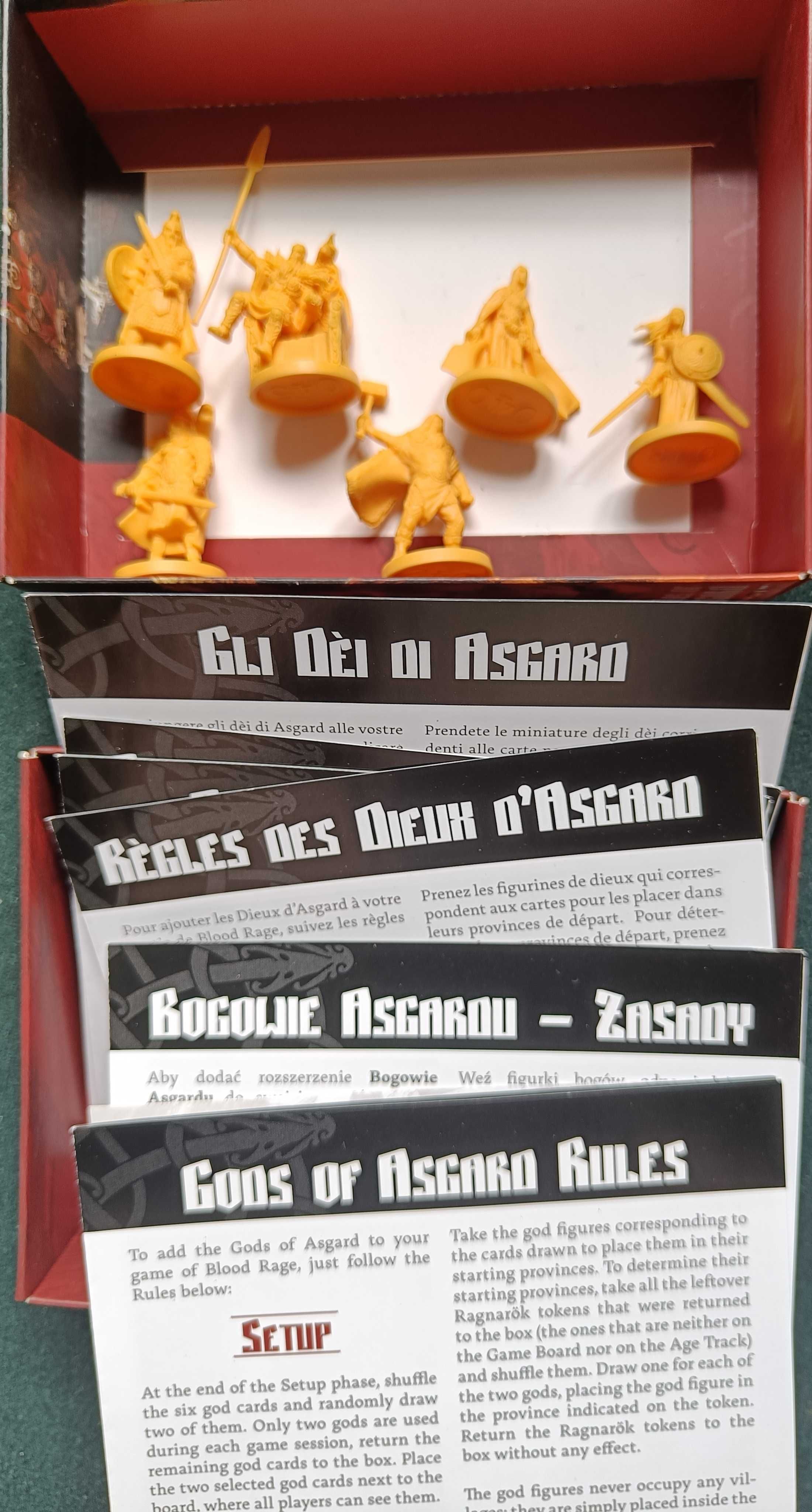 Blood Rage: Gods of Ásgard Multilingual  (PL, EN, FR, DE, IT, SP)
