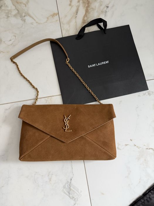 Torebka Yves Saint Laurent zamszowa