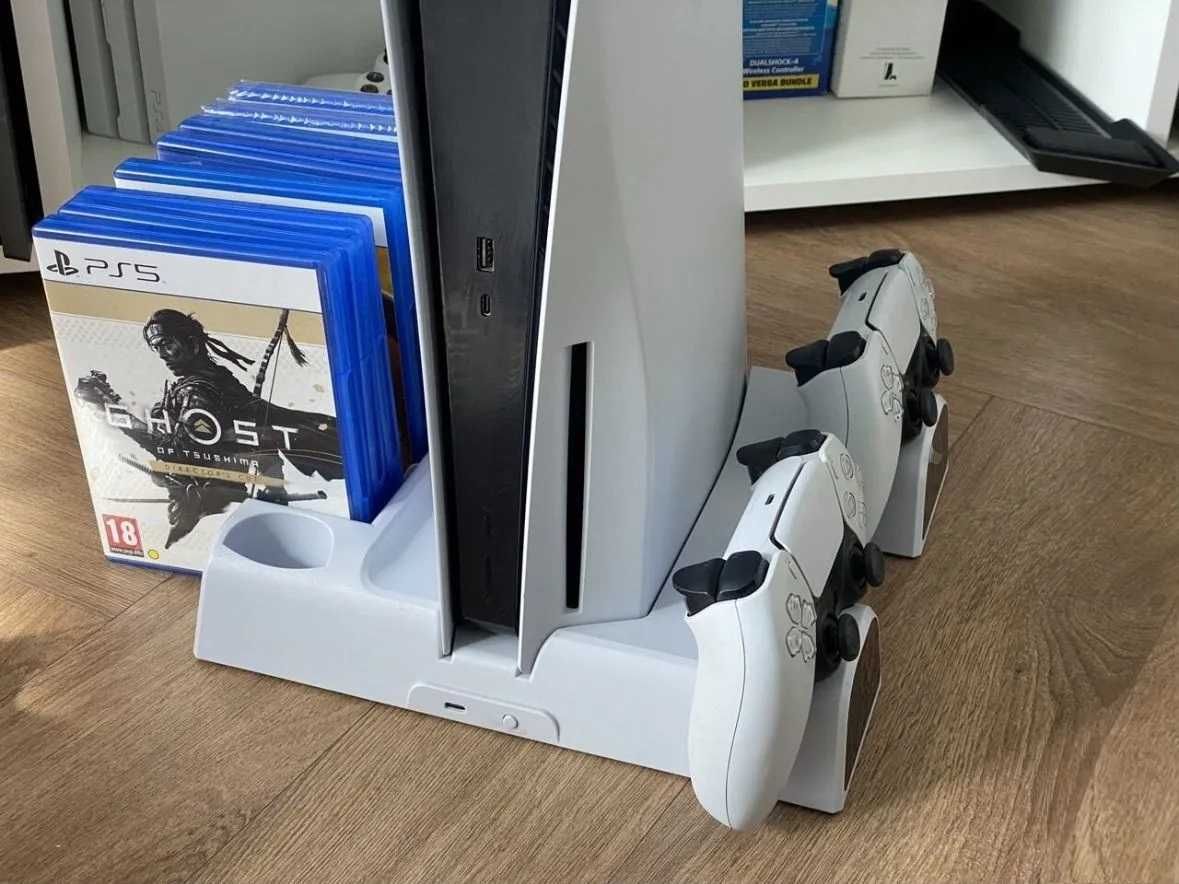 Стан 5/5 | Приставка Sony PlayStation 5 (1Tb)+ 2 Джойстика (Дивись)