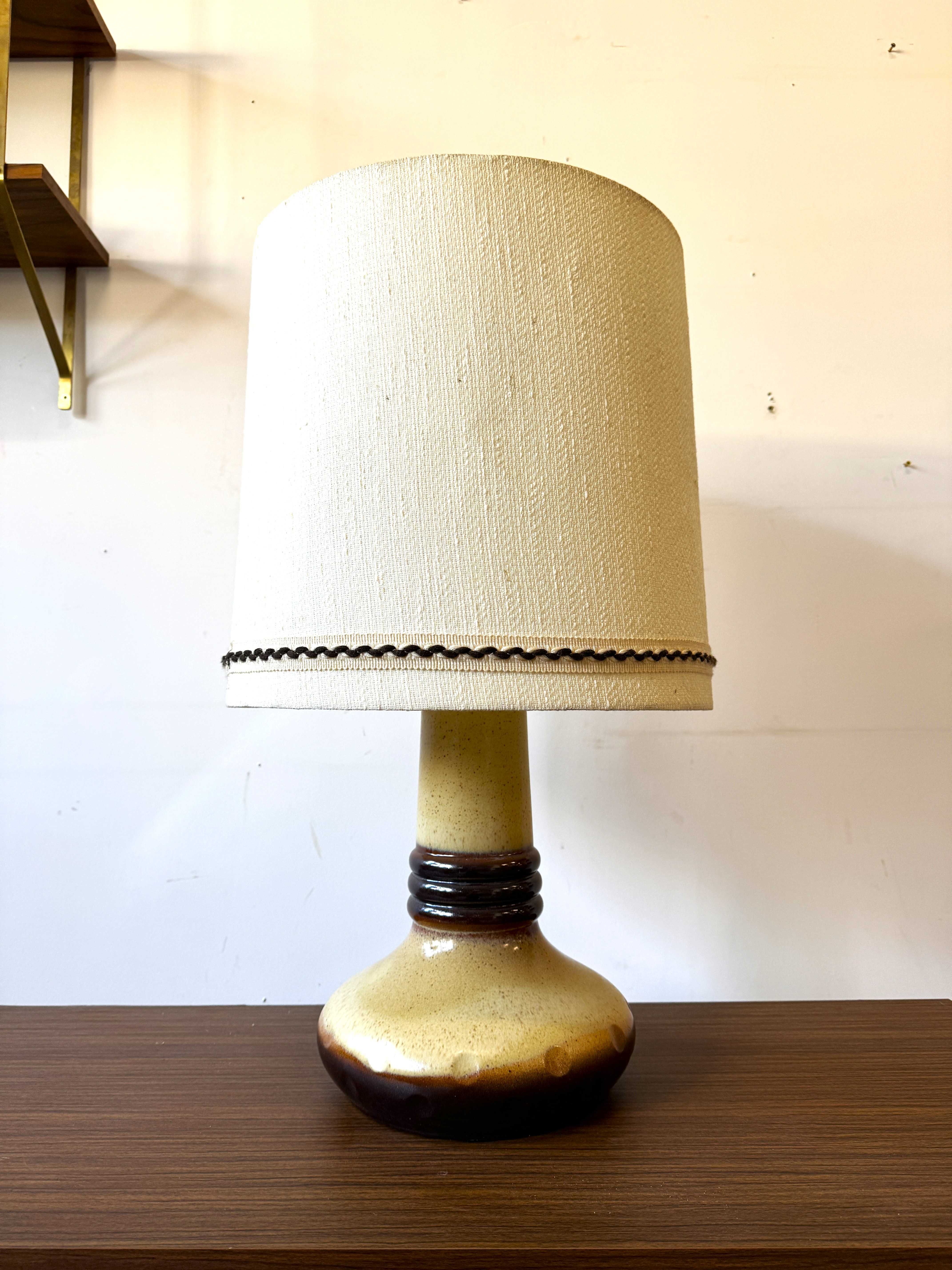 Lampa ceramiczna, Niemcy lata 60/70, vintage