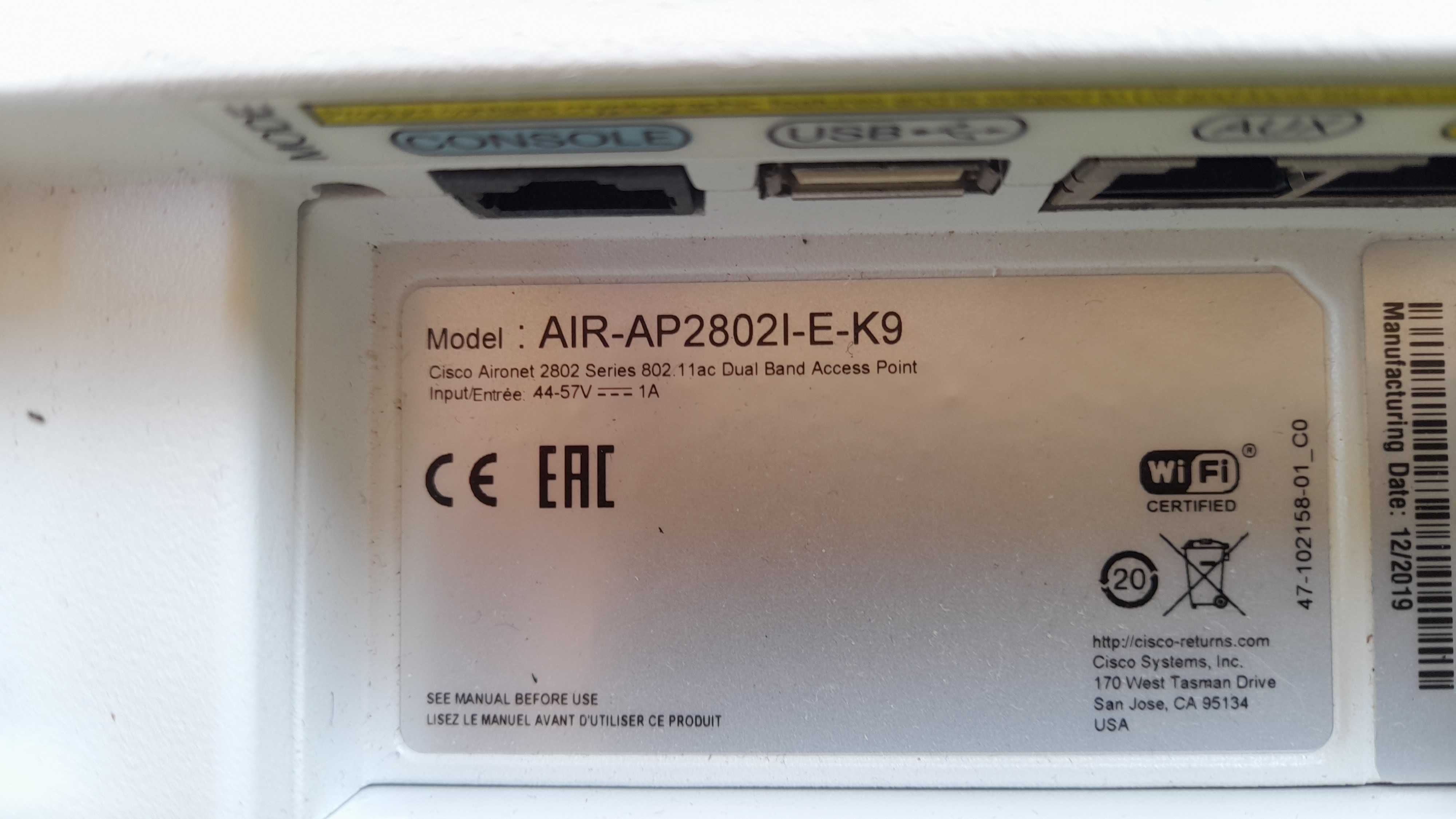 Acces Point CISCO AIR-AP2802I-E-K9
