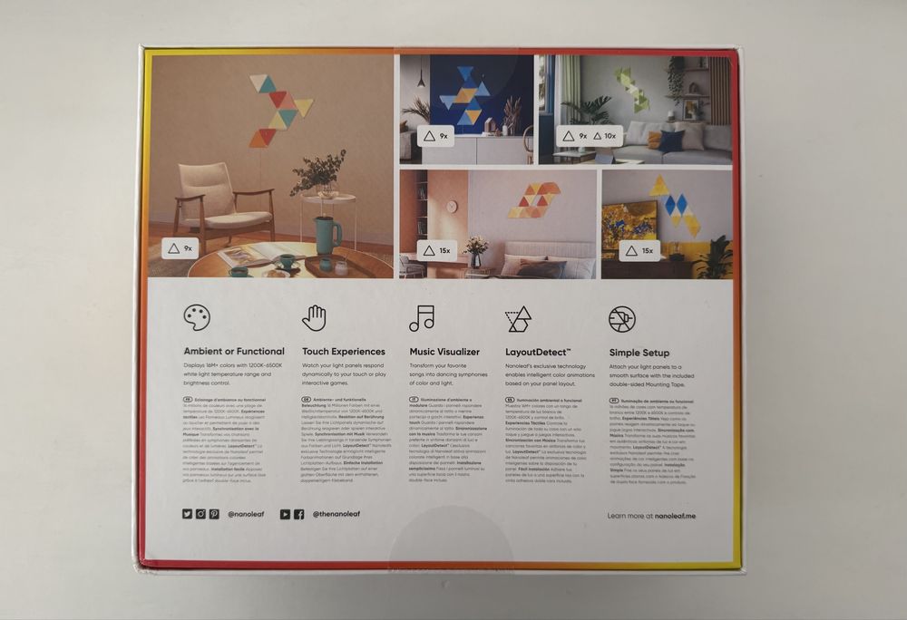 Nanoleaf Shapes 9 Triangles