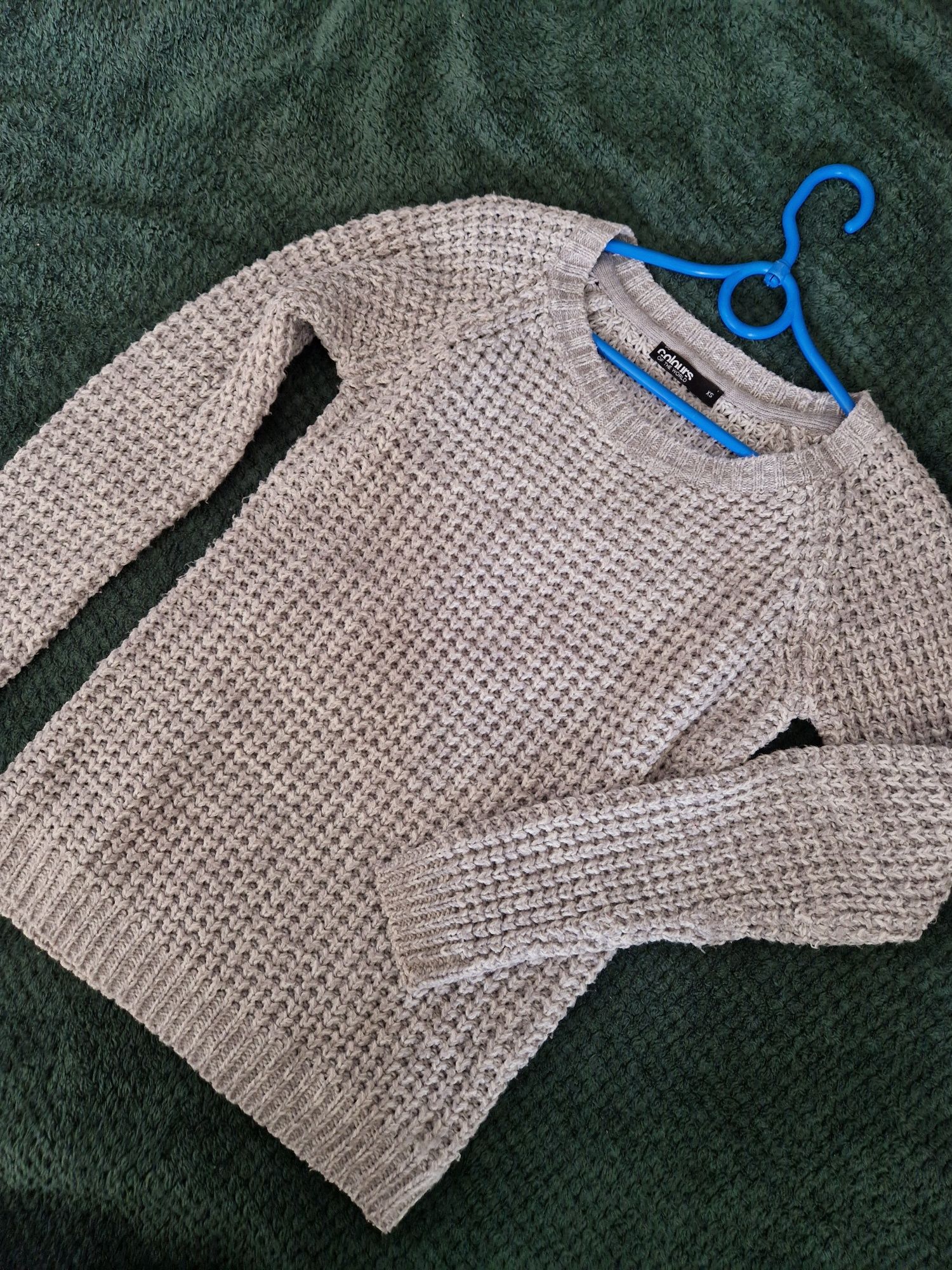 Sweter jasnoszary XS Takko